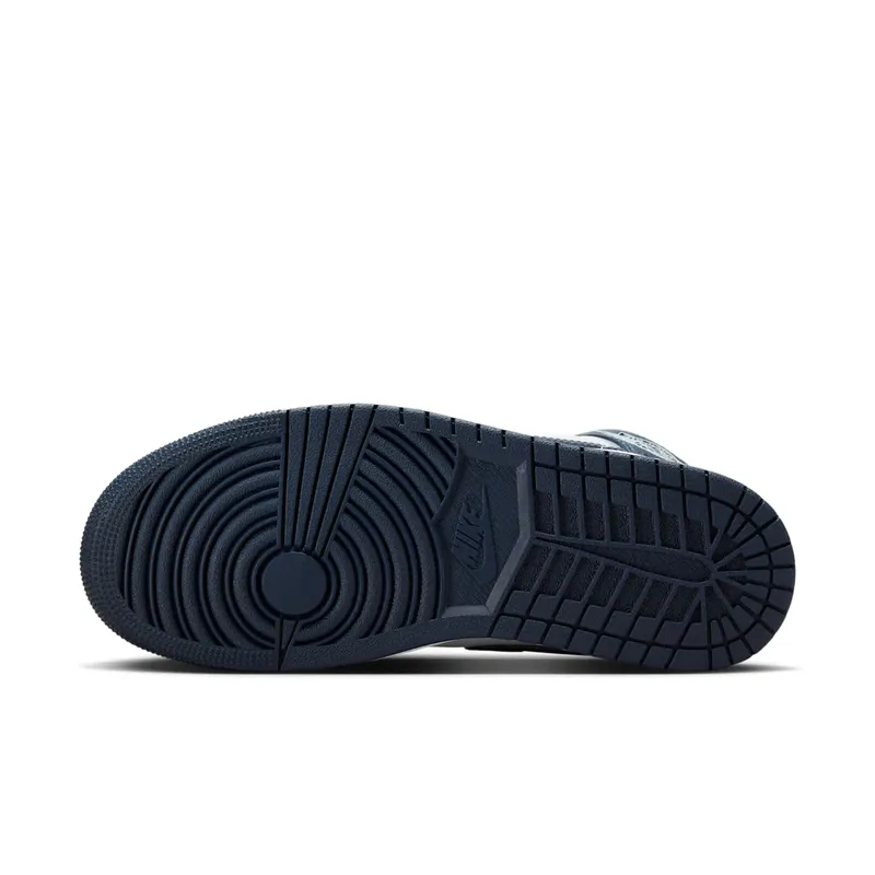 Jordan 1 Mid Football Grey White Midnight Navy (FZ8777-044)
