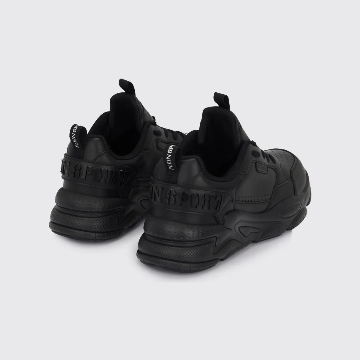 Plein Sport Ghost X Leather Sneakers Black 1 (FAESUSC0855SLE004N0202) (2)