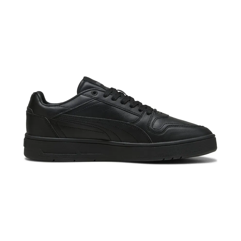 Puma Court Classic Street “Puma Black / Puma Black / Cool Dark Gray” (400196_02)