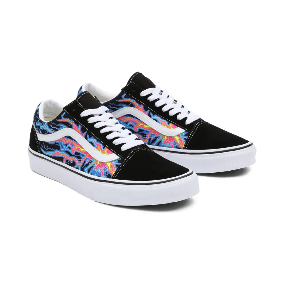 VANS Electric Flame Old Skool Shoes Black (VN0A5KRFB03)