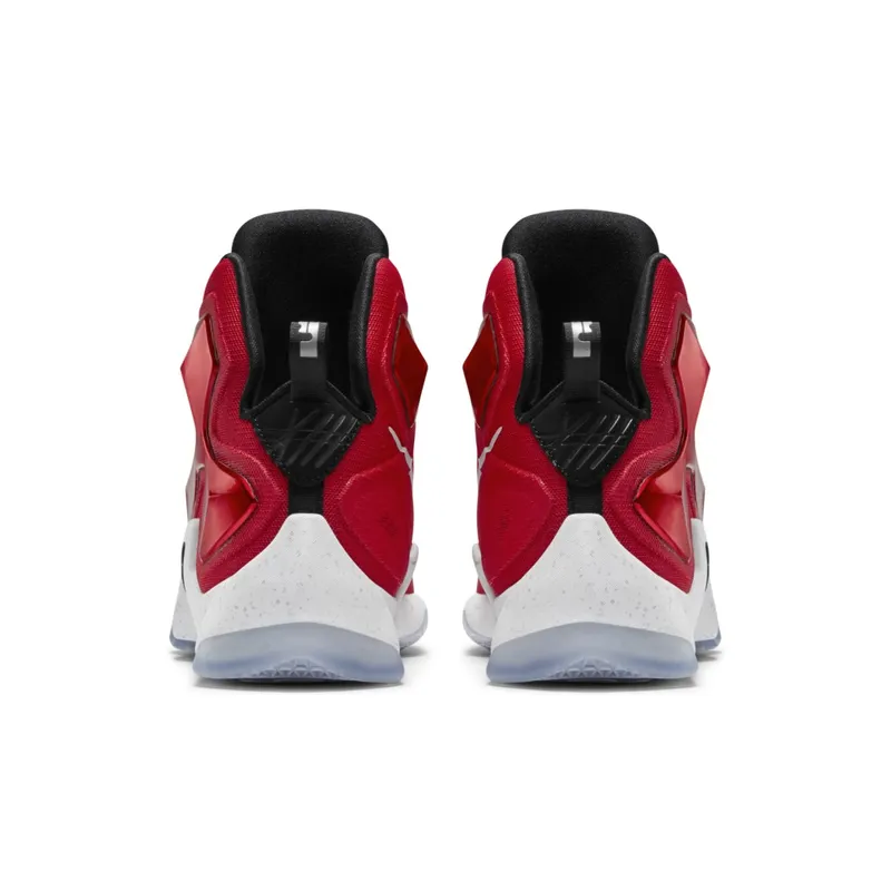 Nike LeBron 13 Away University Red/White-Black-Laser Orange (807219-610)
