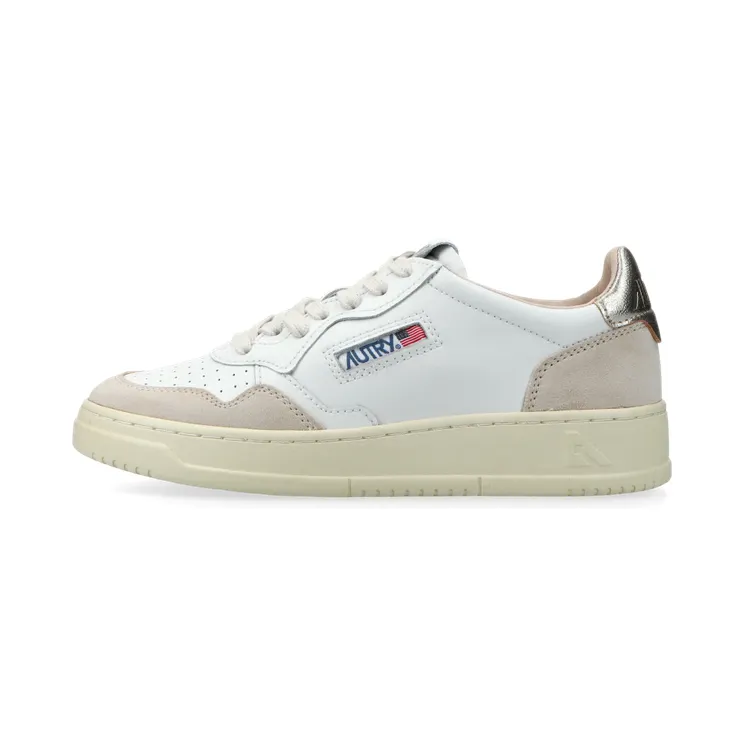 Autry Medalist Low W (leat / suede white / gold) – AULWLS75