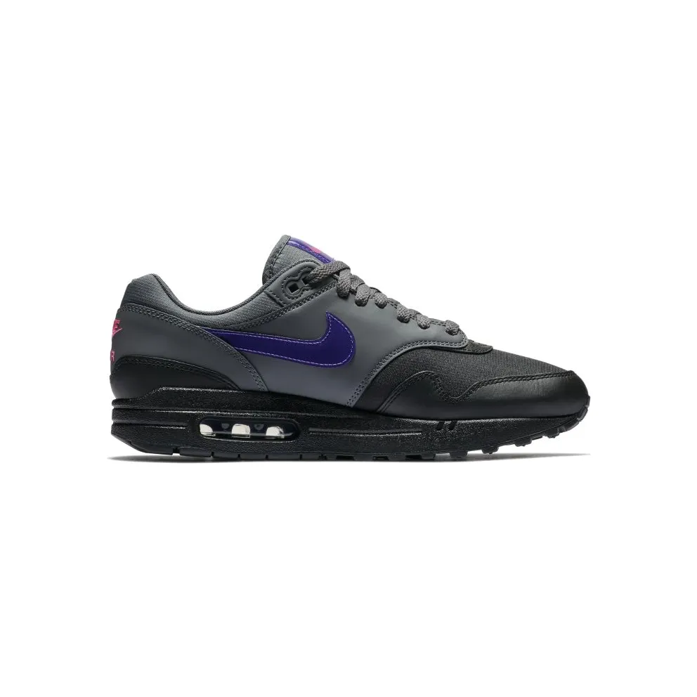 Nike Air Max 1 Ripstop Dark Grey Dark Grey/Black-Pink Blast-Fierce Purple (AR1249-002)