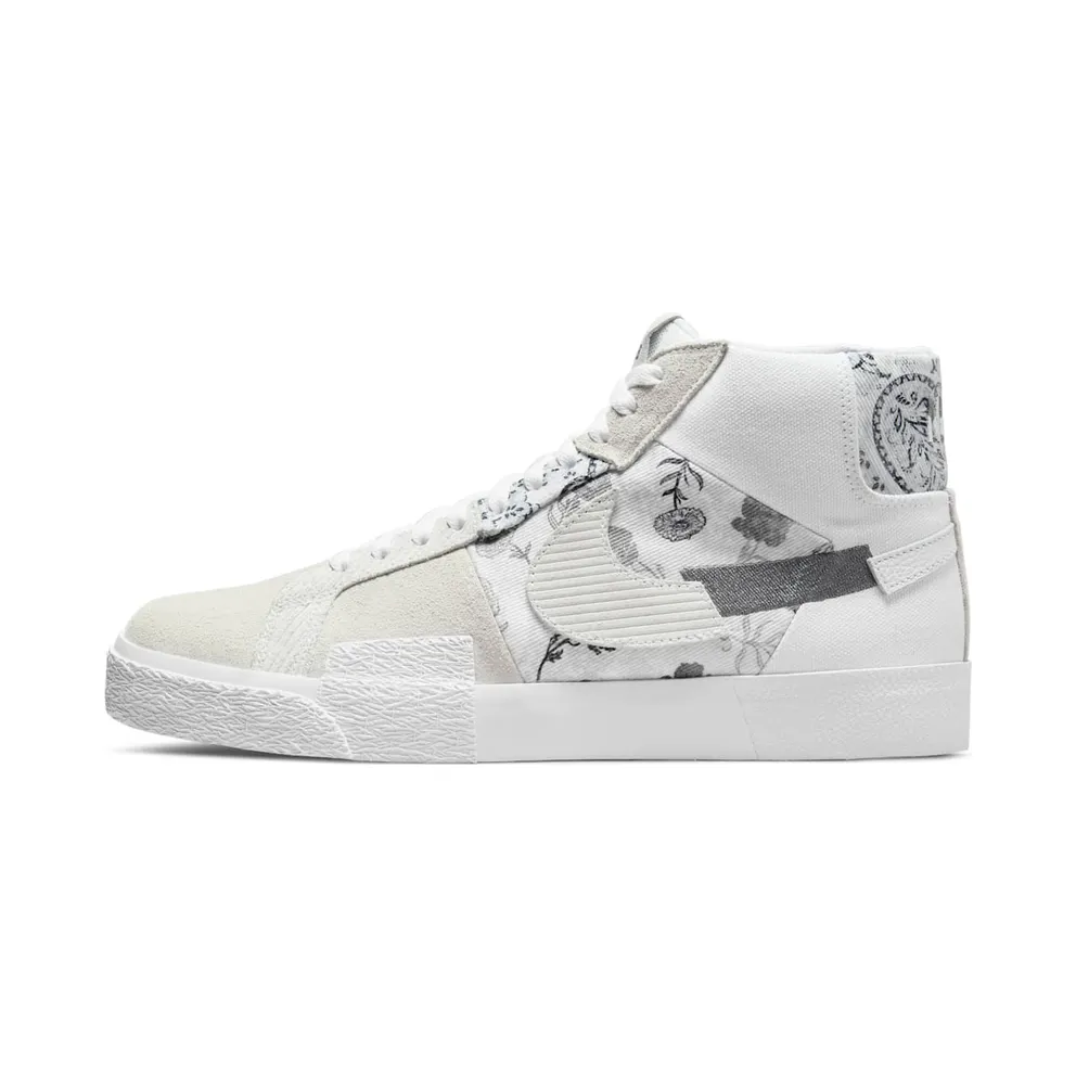 Nike SB Zoom Blazer Mid PRM Skateboardschuh – Weiß Weiß (DM0859-100)