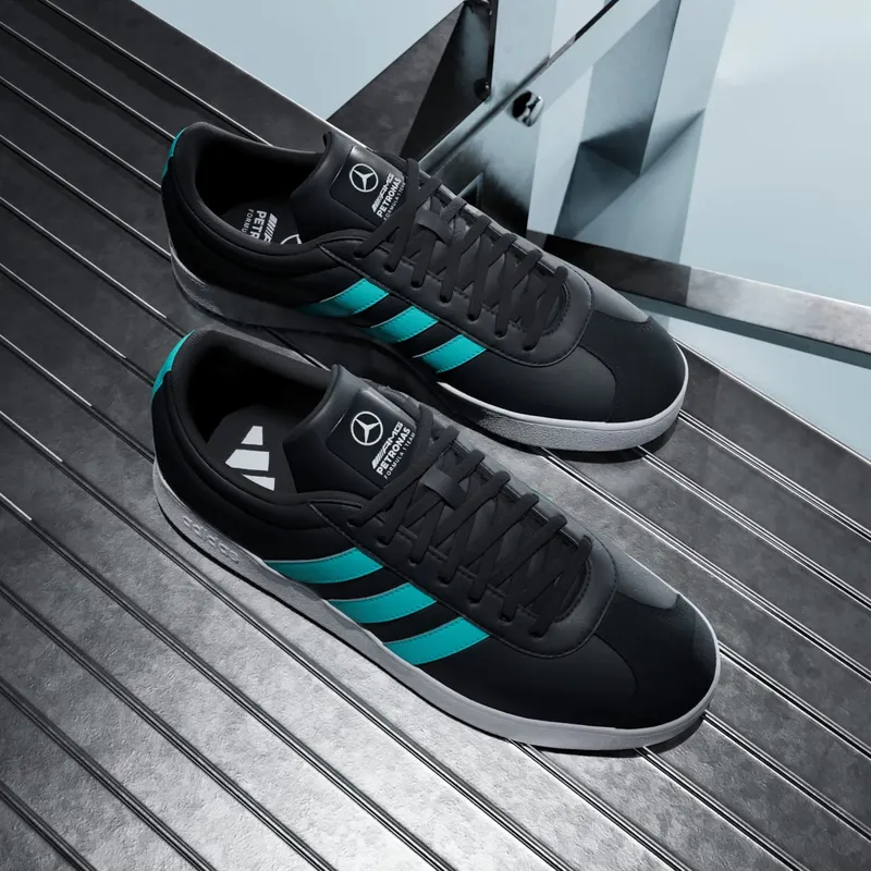 Adidas VL COURT MER Core Black / Semi Mint Rush / Cloud White (KI6077)