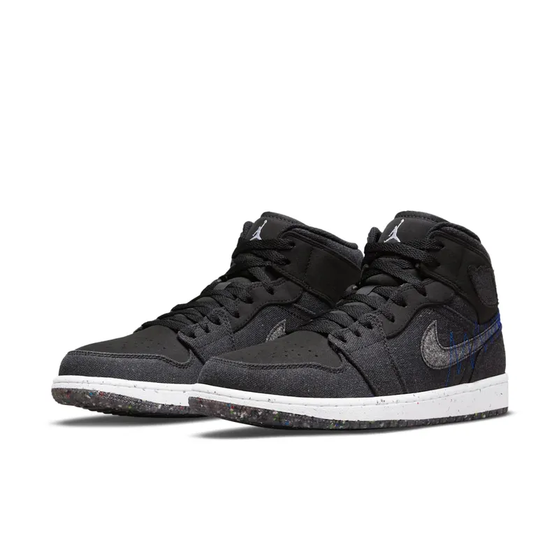 Jordan 1 Mid Crater Black (DM3529-001)