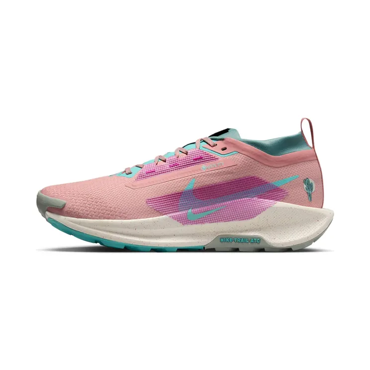 Nike React Pegasus Trail 5 Gore-Tex “Red Stardust / Bicoastal / Vivid Grape / Green Frost” (FQ0908-600)