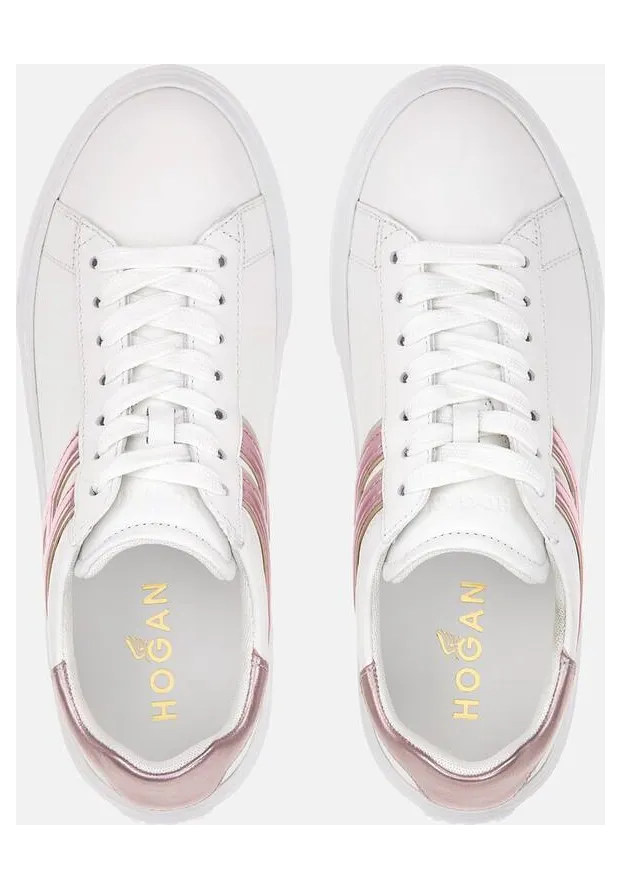 Sneakers Hogan H365 White Pink (HXW3650J310RMW0RUX) (3)