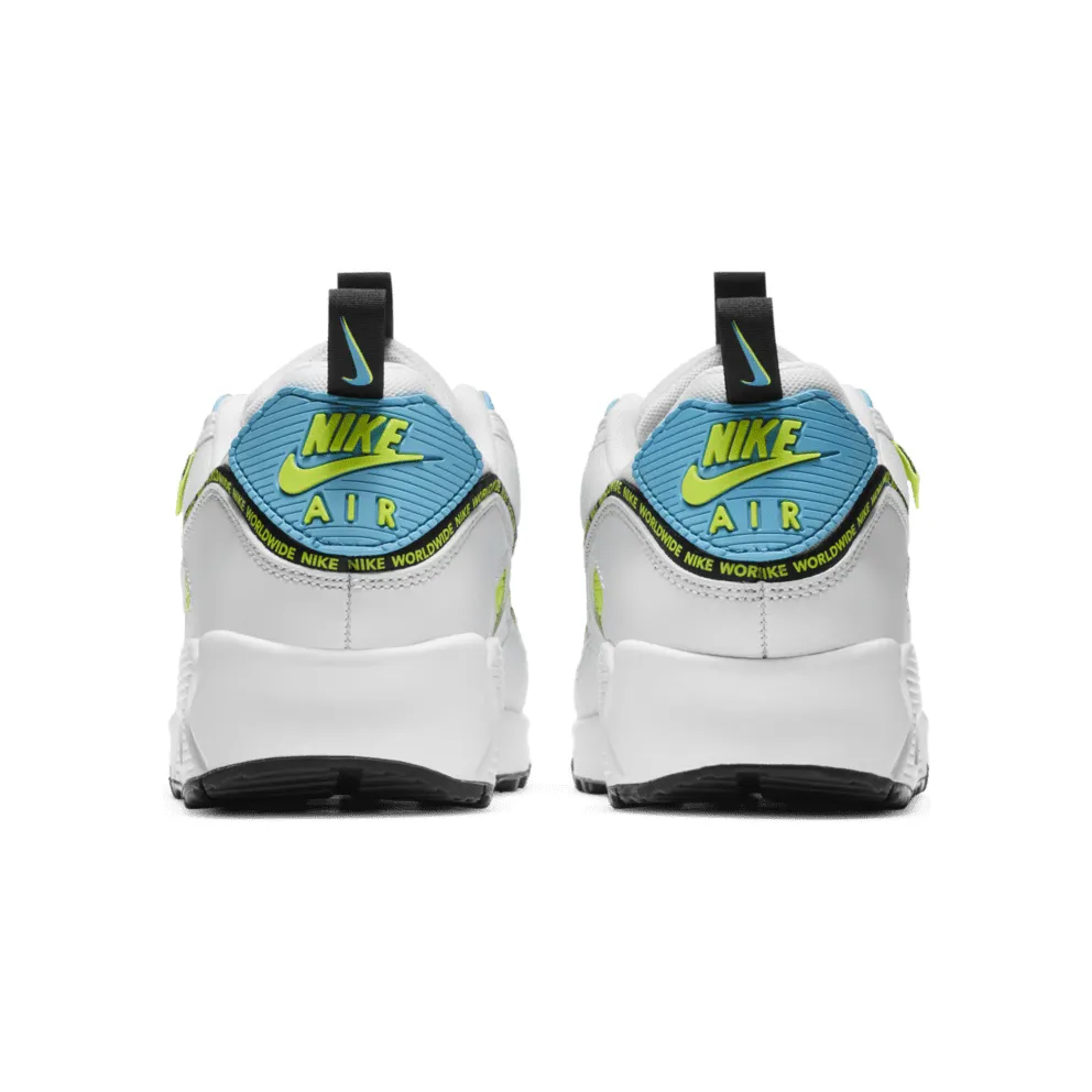 Nike Air Max 90 SE Worldwide White/Black/Volt (CZ6419-100)
