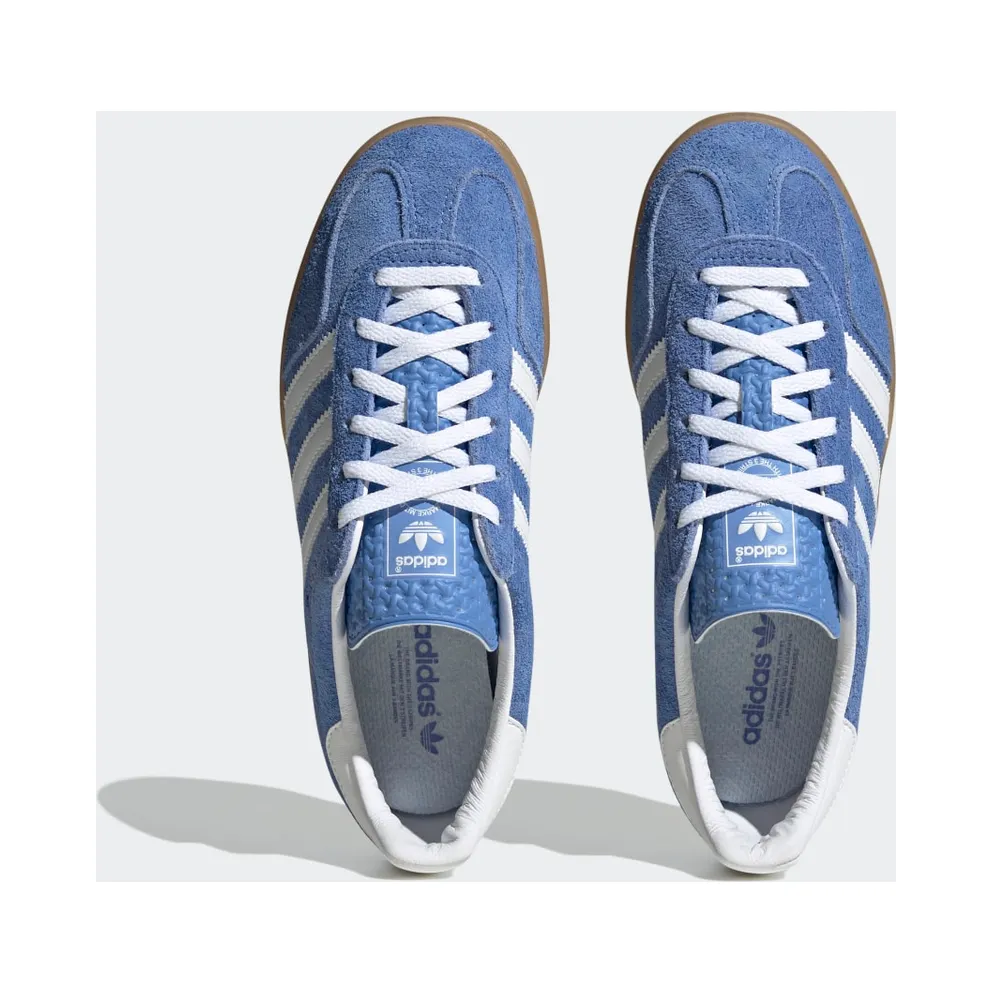 Adidas Gazelle Indoor Blue Fusion / Cloud White / Gold Metallic (HQ8717)