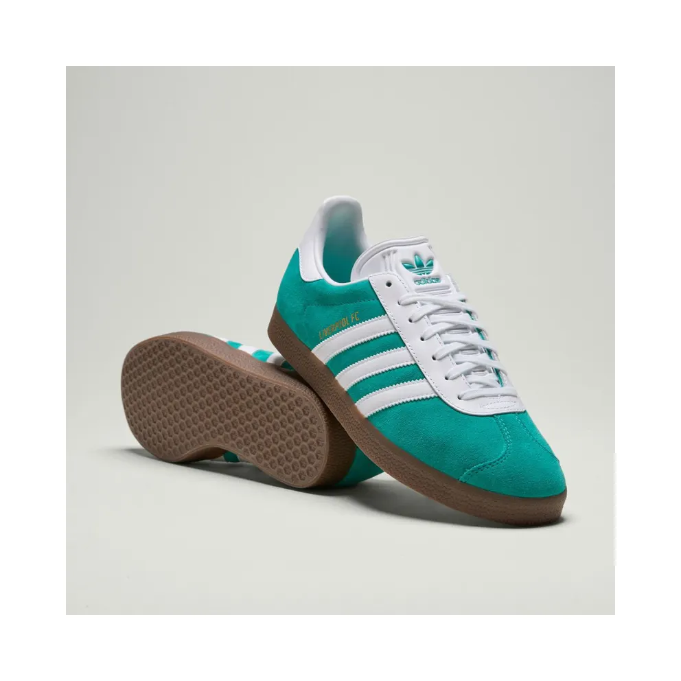 Adidas Gazelle Liverpool FC Sea Green / Cloud White / Gum (JR4159)