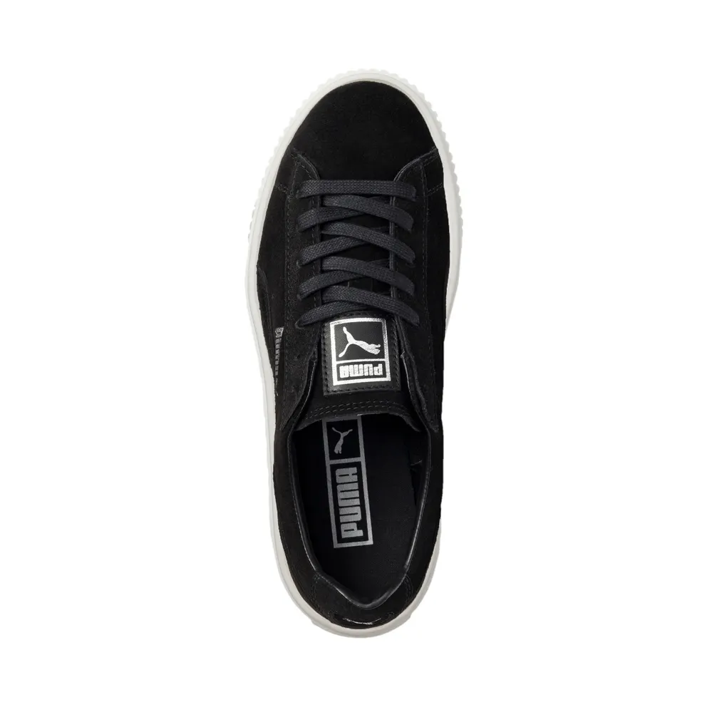 Puma Suede Platform Black (W) Puma Black/Black White (362223-01)