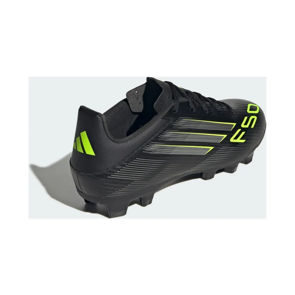 adidas F50 Club FG/MG Core Black Iron Metallic Lucid Lemon (JI0047)
