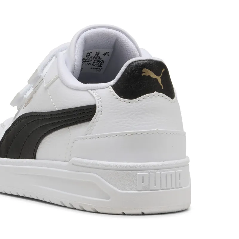 Puma Shuffle Downtown “Puma White / Puma Black / Puma Gold” (403740_02)