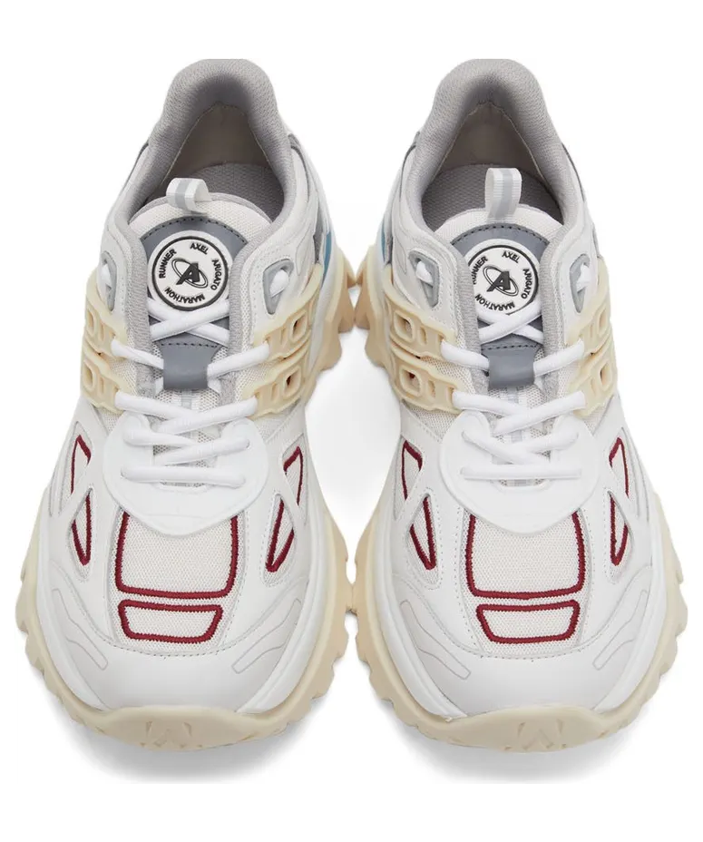 Axel Arigato White & Beige Marathon R-Tic Sneakers (33107) (5)