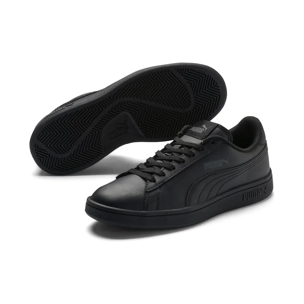 PUMA Smash V2 Youth Black/Black (365170-01)