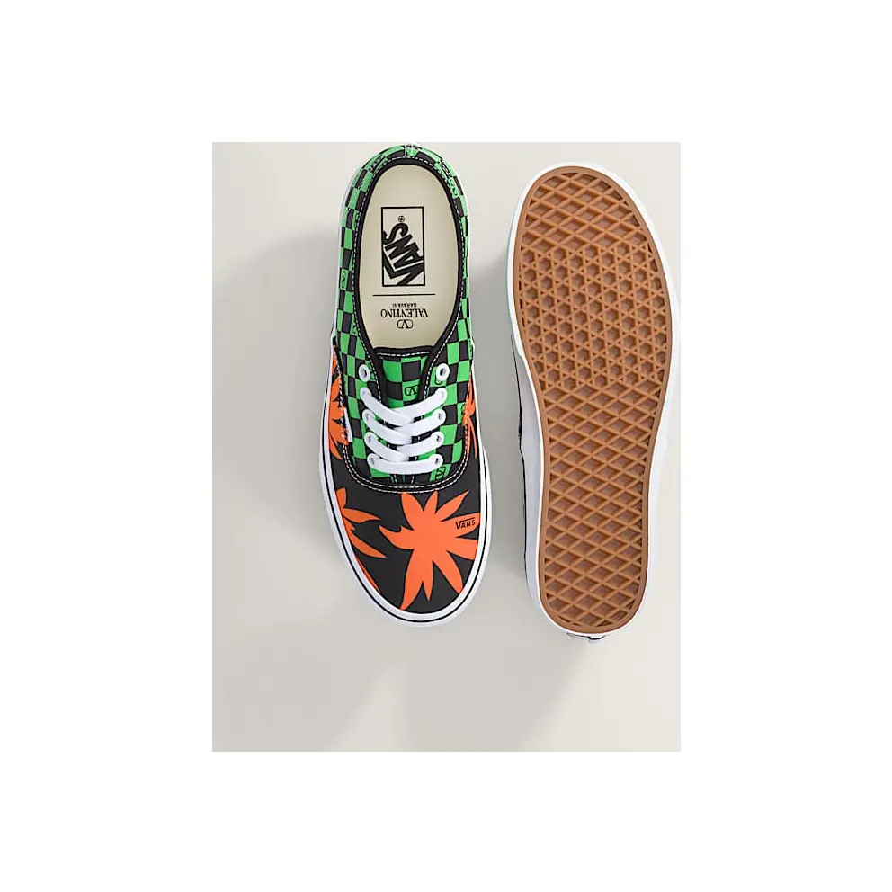 Vans Authentic Valentino Garavani Checkerboard Tropical Leaves (VN000Z9AN5B)