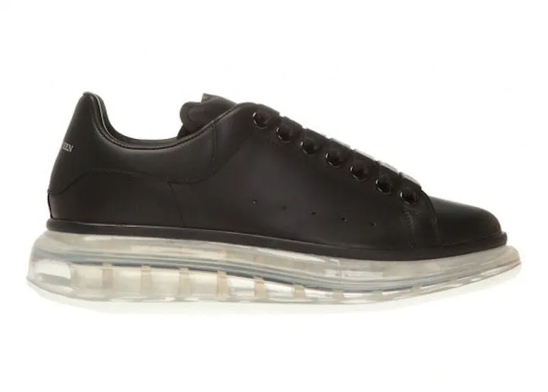 Alexander McQueen Oversized Black Clear Sole (611698WHX981070)