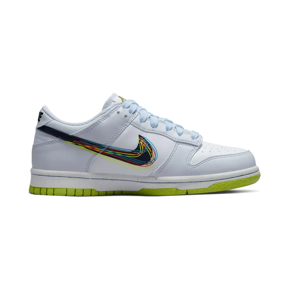 Nike Dunk Low (GS) “3D Swoosh” (DV3478-100)