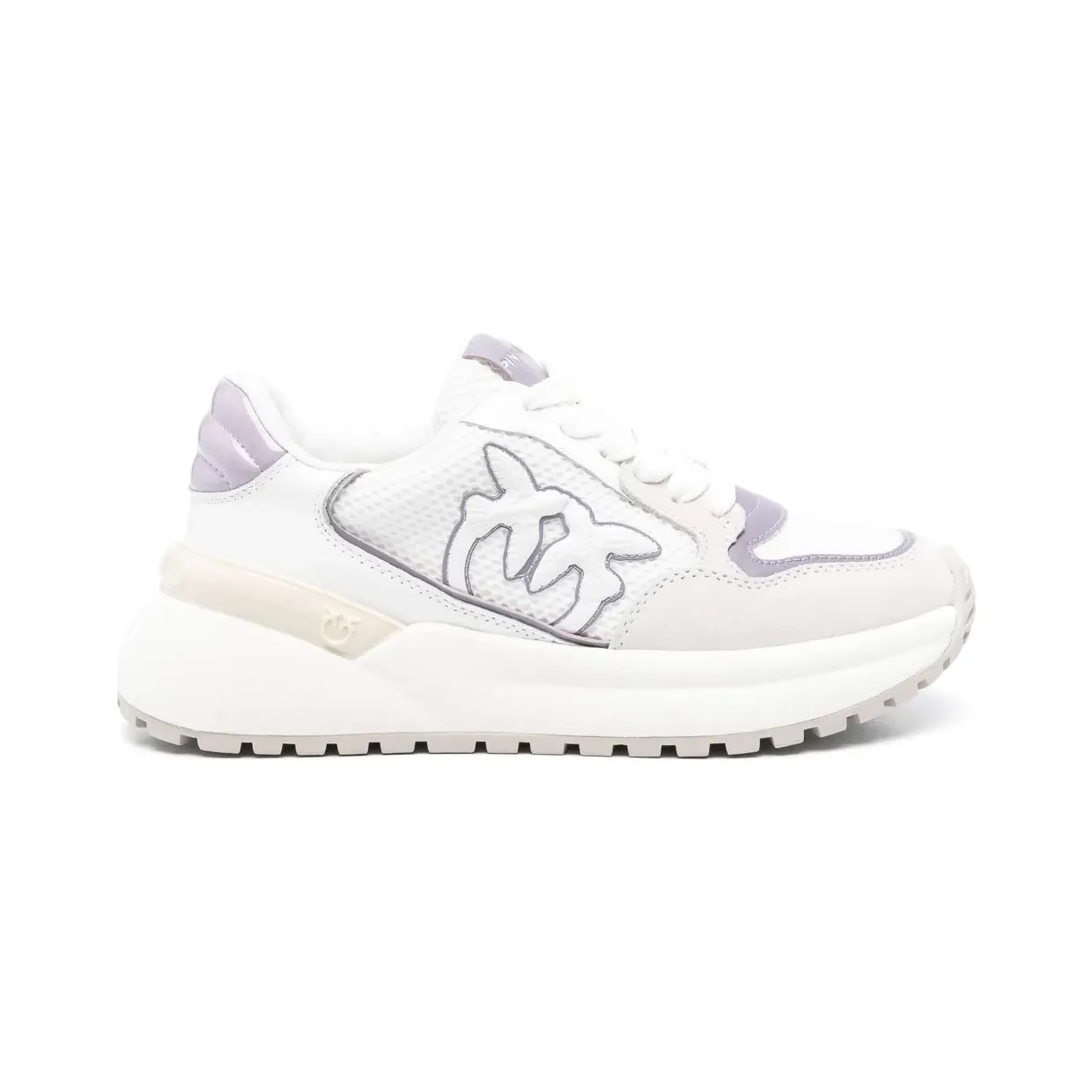 Pinko met Love Birds-patroon “White” (SS0055P074)