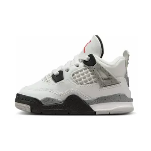 Air Jordan 4 Retro TD “Summit White / Cement Grey / Black / Fire Red” (IB4387-100)