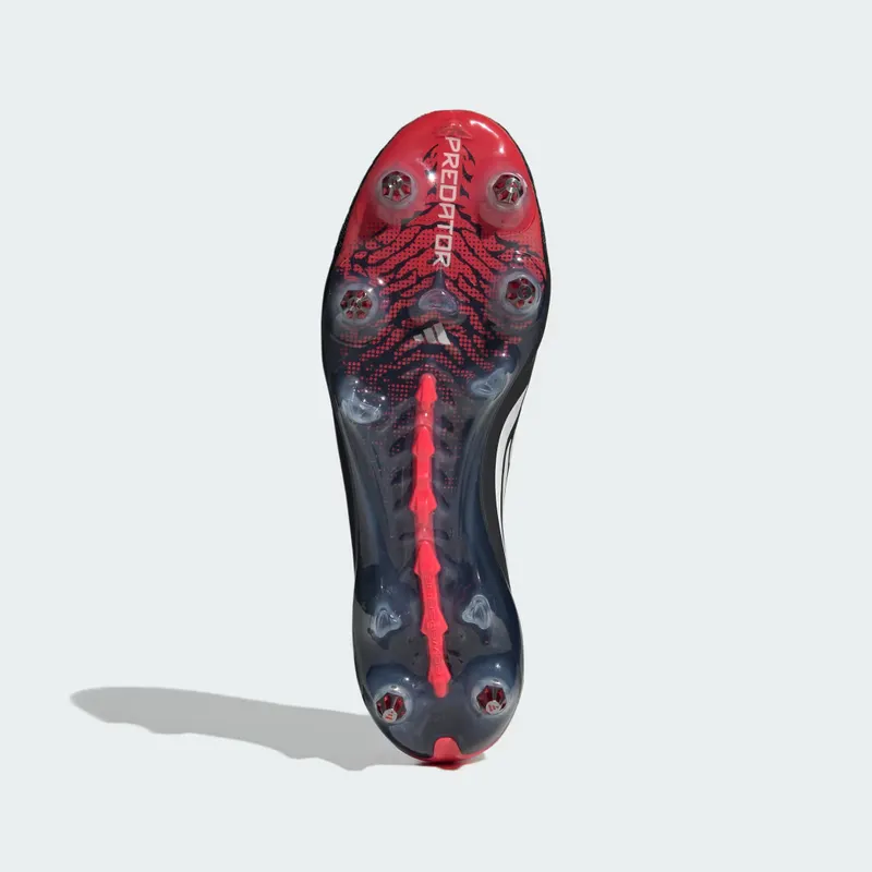Adidas Predator Elite Laceless SG Cleats, Black (JS0397)