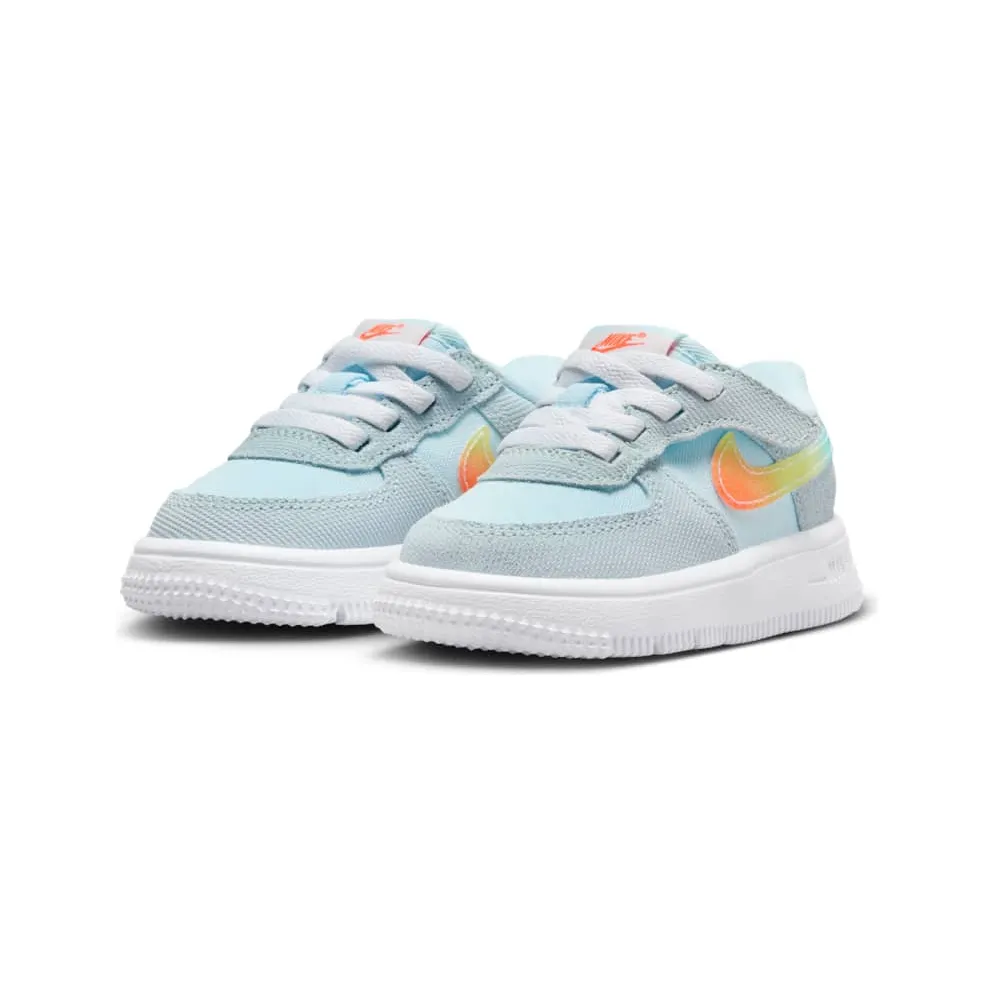 Nike Force 1 Low EasyOn Glacier Blue Light Lemon Twist Aquarius Blue Total Orange (HF4784-474)