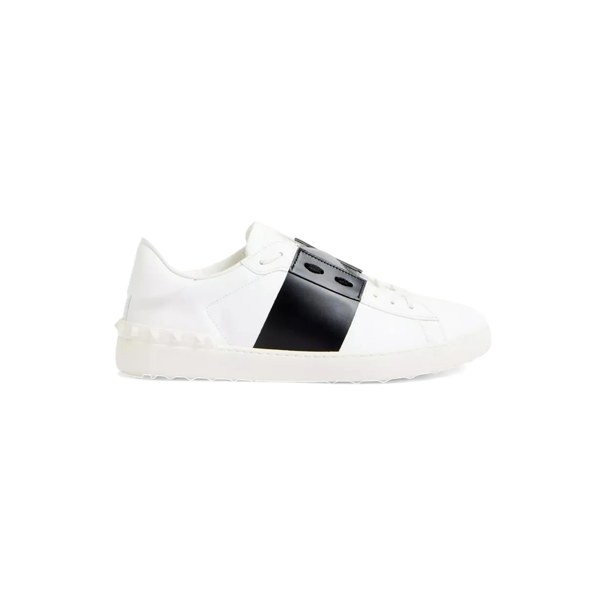 Valentino Calfskin Open White Black (7Y2S0830BLU_A01)