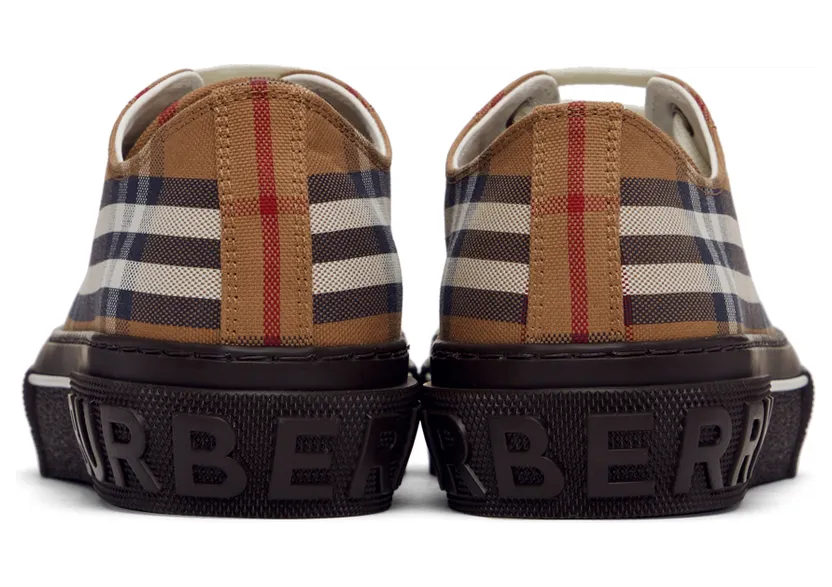 Burberry Brown Vintage Check Sneakers (8049608) (4)