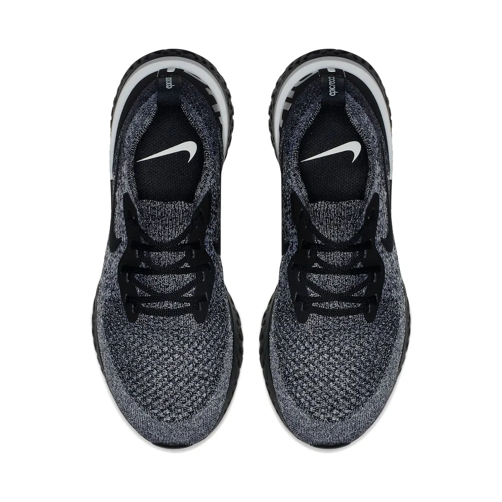 Nike Epic React Flyknit Cookies & Cream (W) Black/Black-White (AQ0070-011)