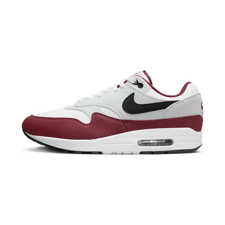 Nike Air Max 1 “White / Dark Team Red / Pure Platinum / Black” (FD9082-106)