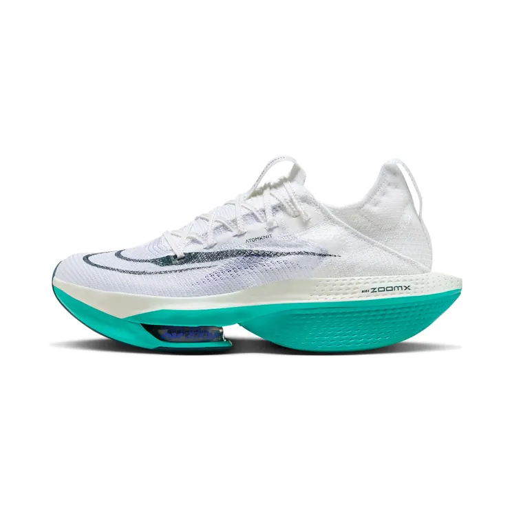 Nike Air Zoom Alphafly Next% 2 “White / Clear Jade / Light Ultramarine / Deep Jungle” (DN3555-100)