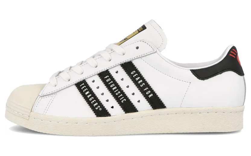 Adidas Originals Adidas Originals x Human Made Superstar 80s Black – “White / Black / Chalk White” (FY0728)
