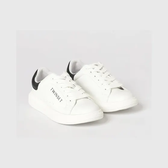 Twinset Synthetic Leather Sneakers White (261GCJ01000526)