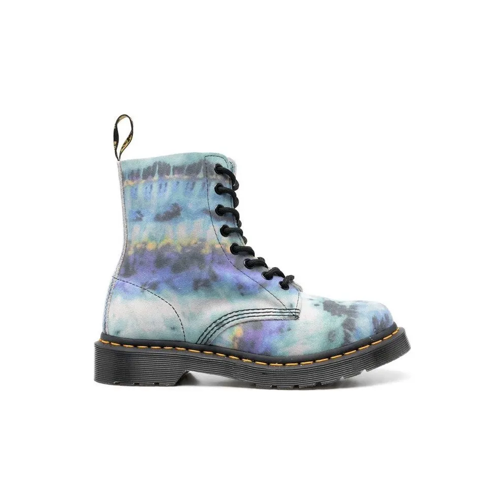 Dr. Martens 1460 Pascal Leather Lace Up Boot Blue Summer Tie Dye (27242400)
