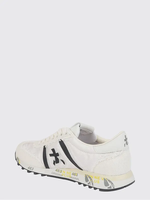 Premiata Lucy Cotton Twill and Nylon Sneakers White (LUCY8139) (2)
