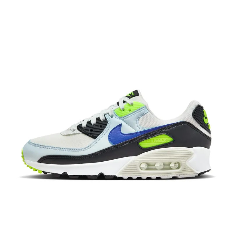 Nike Air Max 90 “White Blue Tint Volt” (DH8010-102)