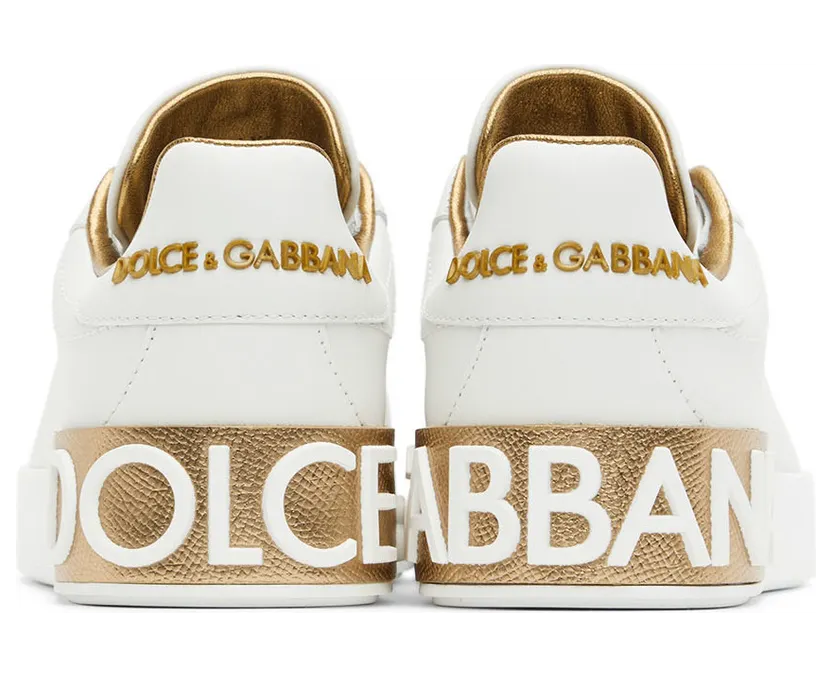 Dolce & Gabbana Pink Portofino Sneakers (CK1544 AX615) (2)