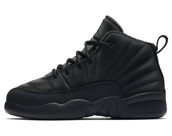 Air Jordan 12 Retro Winterized PS ‘Triple Black’ Black/Black-Anthracite (BQ6850-001)