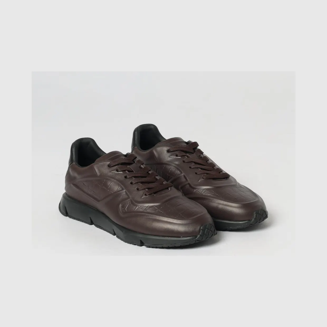 Cesare Paciotti Leather Sneakers Dark (MU69800SV109)