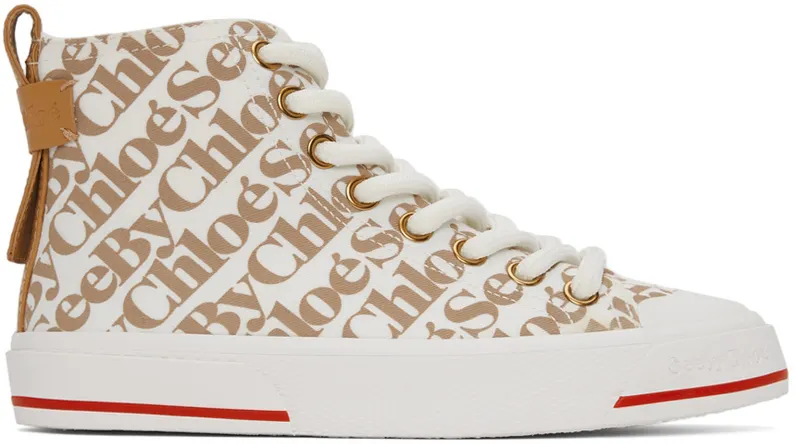 See by Chloé Off-White & Brown Aryana (SB37111A 14261)