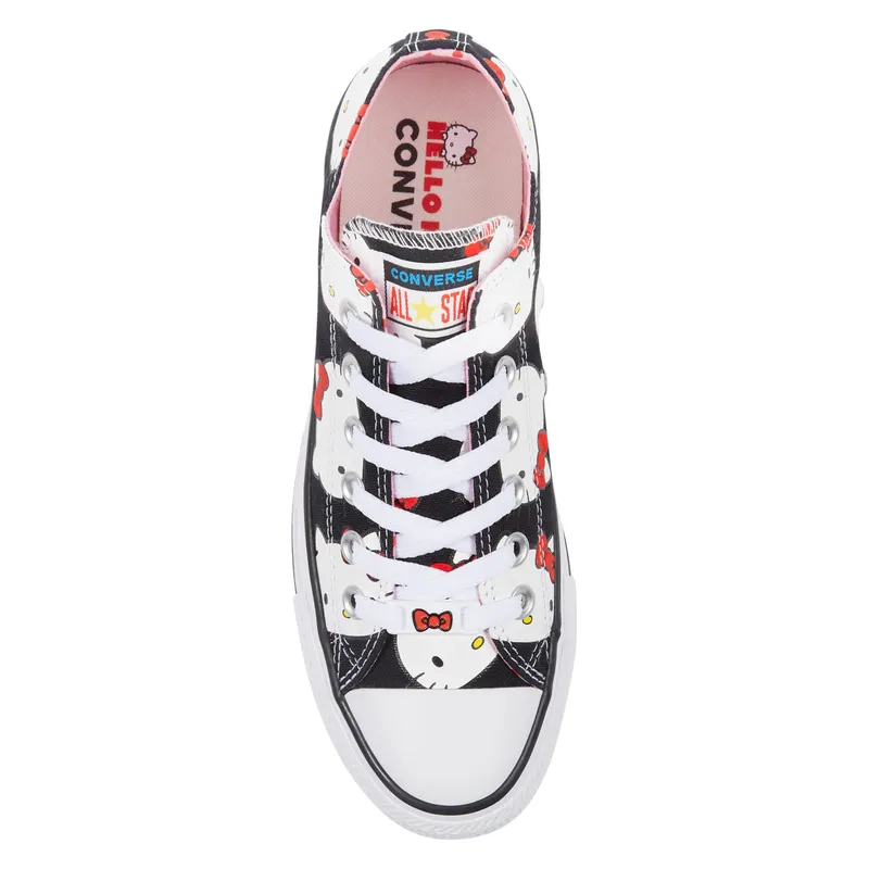 Converse Chuck Taylor All-Star Ox Hello Kitty Black Black/Prism Pink-White (162947C)