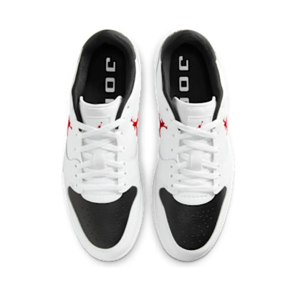 Nike Jordan Court Connect Low “White / Black / Gym Red” (IQ5698-101)