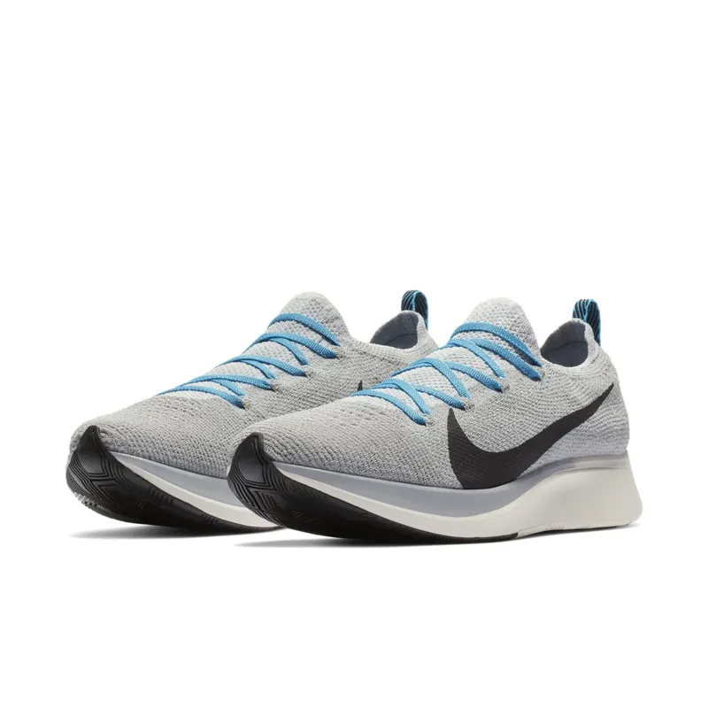 Nike Zoom Fly Flyknit Wolf Grey Wolf Grey Blue Fury Phantom Black (AR4561-004)