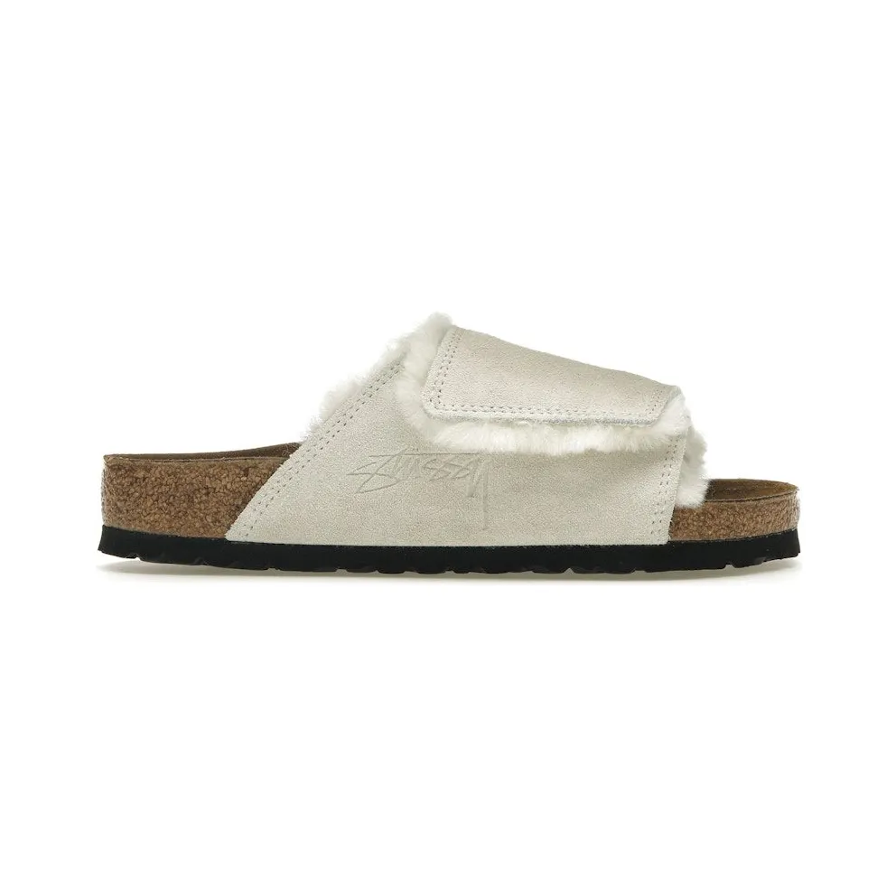 Birkenstock Solana Shearling Slide Stussy Bone (1027679)