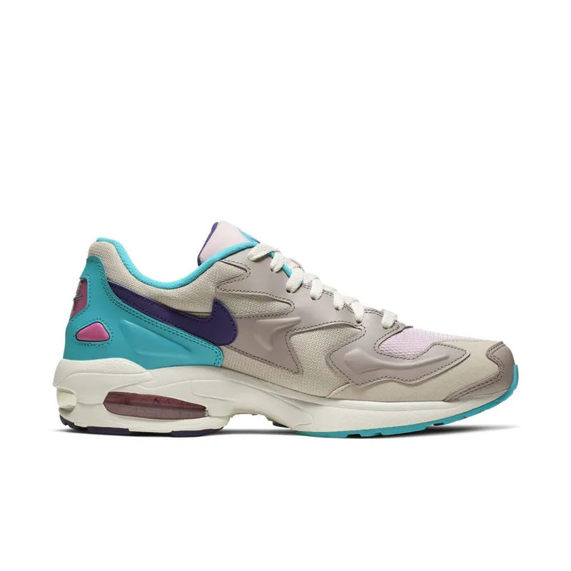 Nike Air Max 2 Light Desert Sand Aqua Court Purple (CK2958-051)
