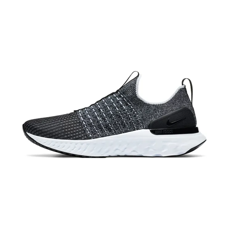 Nike React Phantom Run Flyknit 2 ‘Black Smoke Grey’ “Black / White” (CJ0277-003)