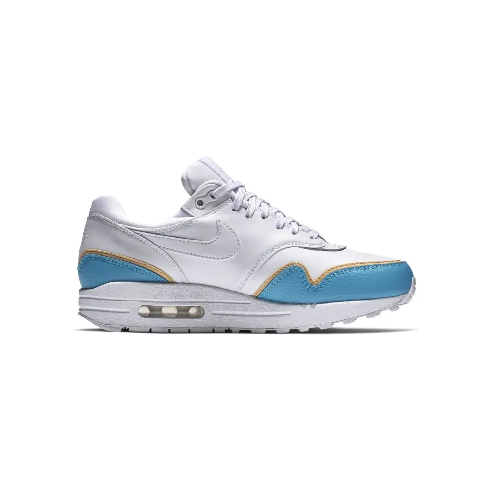 Nike Air Max 1 Liner White Blue (W) White/Blue-Tan (881101-103)