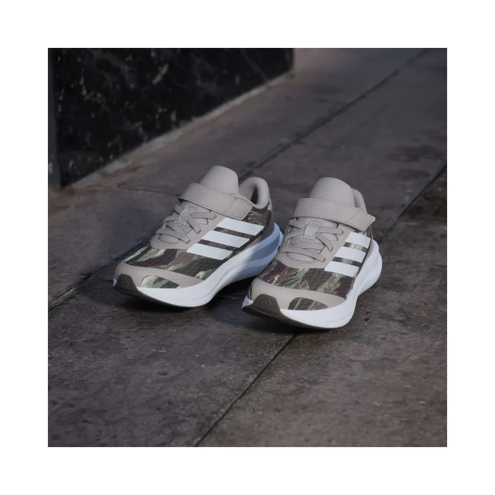 Adidas RUNFALCON 6 Shoes KIDS Light Brown / Cloud White / Dark Brown (KK3067)