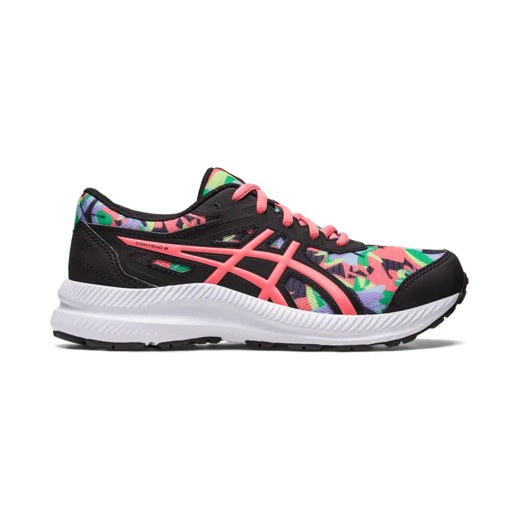 Asics Contend 8 Print Gs Black/Papaya (1014A294.004)